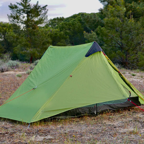 tente camping fermée